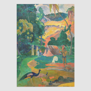 Paul Gauguin - Landscape with Peacocks / Matamoe Tissue Paper