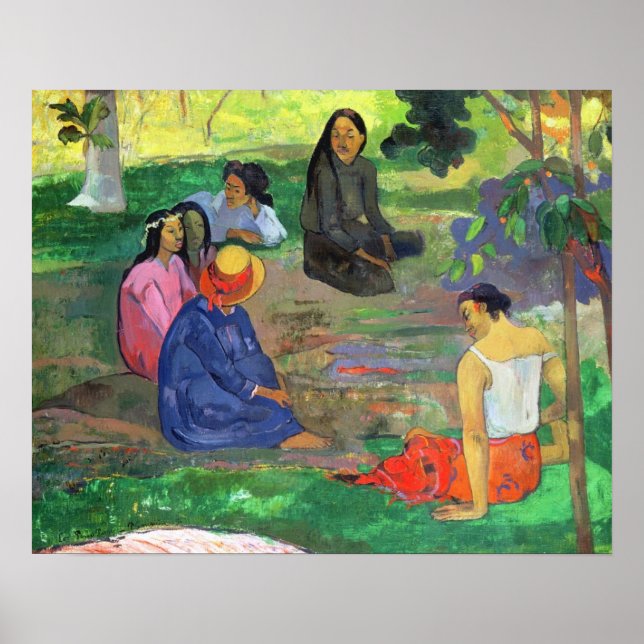 Paul Gauguin | Les Parau Parau (The Gossipers) Poster (Front)