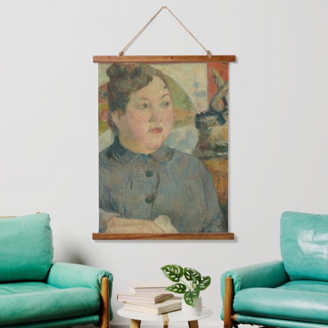Paul Gauguin Madame Art Wood Wall Hanging Tapestry (Living Room)