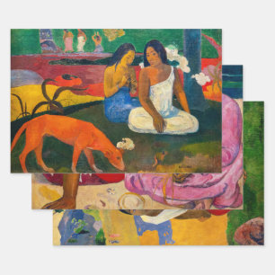 Paul Gauguin - Masterpieces Selection Wrapping Paper Sheet