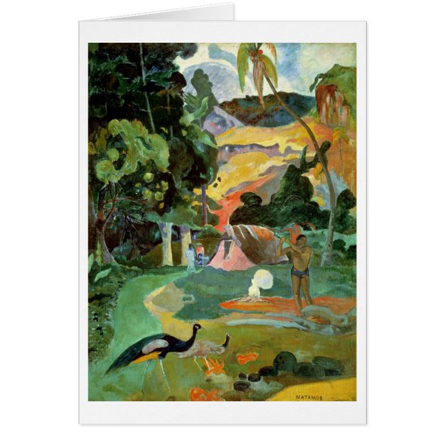 Paul Gauguin | Matamoe or, Landscape with Peacocks (Front)