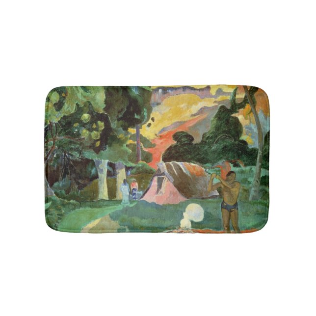 Paul Gauguin | Matamoe or, Landscape with Peacocks Bath Mat (Front)