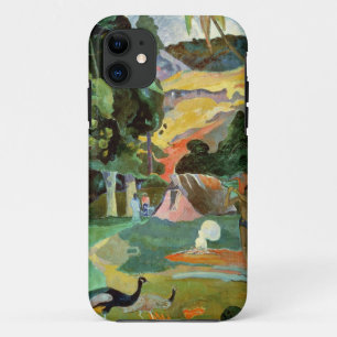 Paul Gauguin Matamoe or, Landscape with Peacocks iPhone 11 Case