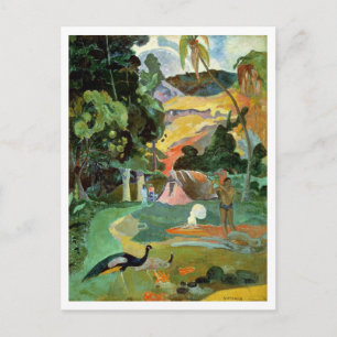 Paul Gauguin   Matamoe or, Landscape with Peacocks Postcard