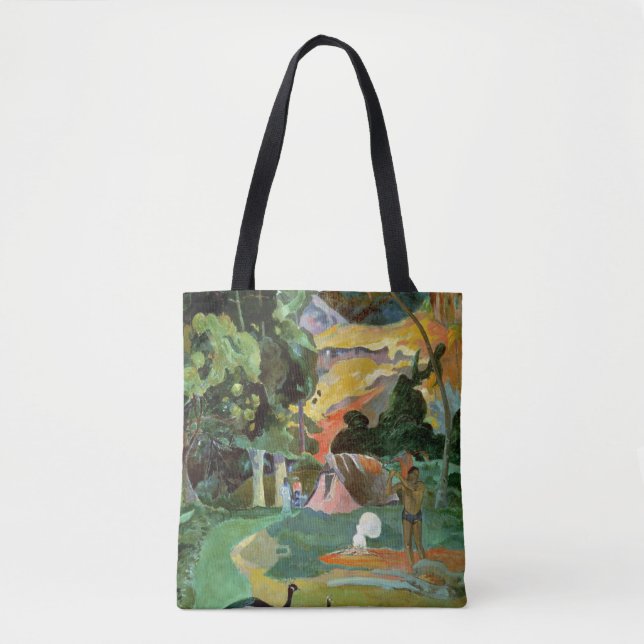Paul Gauguin | Matamoe or, Landscape with Peacocks Tote Bag (Front)