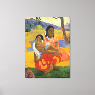PAUL GAUGUIN - Nafea faa ipoipo 1892 Canvas Print