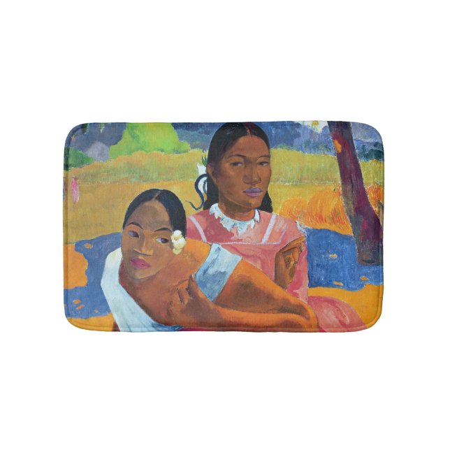 Paul Gauguin | Nafea Faaipoipo , 1892 Bath Mat (Front)