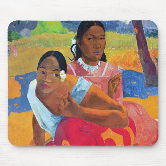 Paul Gauguin | Nafea Faaipoipo (When are you Getti Mouse Mat (Front)