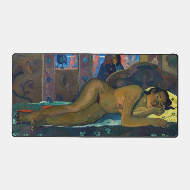 Paul Gauguin - Nevermore / O Taiti Desk Mat (Front)