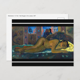 Paul Gauguin - Nevermore / O Taiti Postcard
