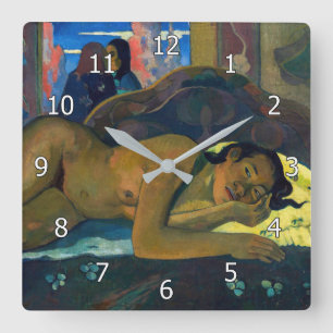 Paul Gauguin - Nevermore / O Taiti Square Wall Clock
