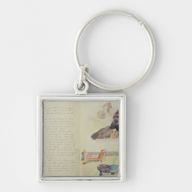 Paul Gauguin | Pages from 'Noa Noa', 1893-94 Key Ring (Front)