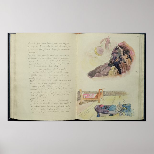 Paul Gauguin | Pages from 'Noa Noa', 1893-94 Poster (Front)