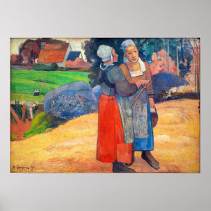 Paul Gauguin - Paysannes Bretonnes Poster