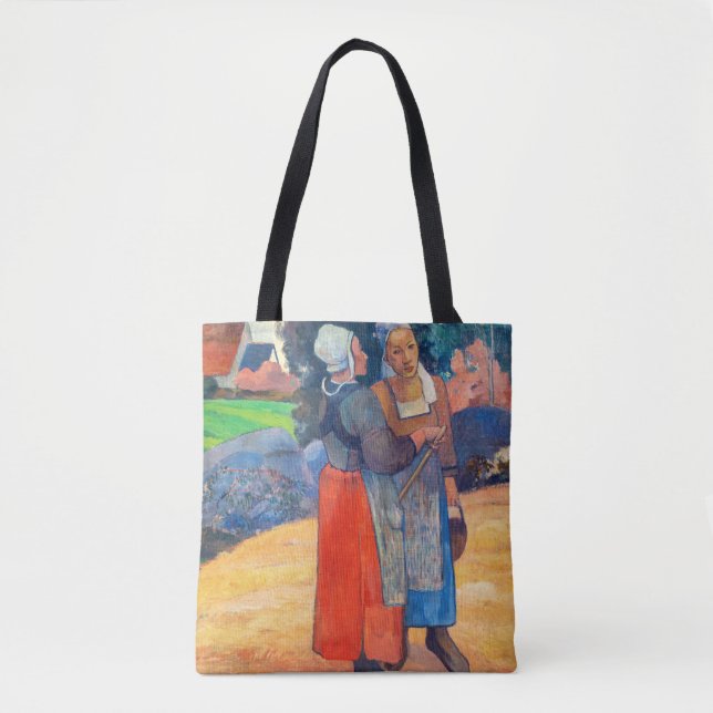 Paul Gauguin - Paysannes Bretonnes Tote Bag (Front)