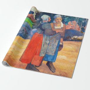 Paul Gauguin - Paysannes Bretonnes Wrapping Paper