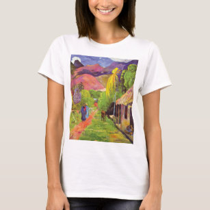 Paul Gauguin Road in Tahiti Vintage Fine Art T-Shirt