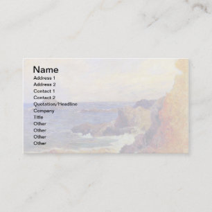 Paul Gauguin - Rocky Coast Fine Art Painting Business Card