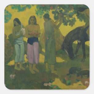 Paul Gauguin   Rupe Rupe , 1899 Square Sticker