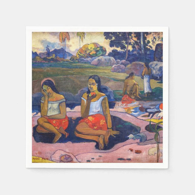 Paul Gauguin - Sacred Spring, Sweet Dreams Napkin (Front)