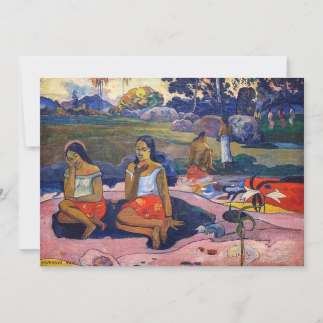 Paul Gauguin - Sacred Spring, Sweet Dreams Thank You Card (Front)