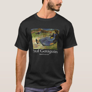 Paul Gauguin Seated Breton Girl Art Graphic Vintag T-Shirt