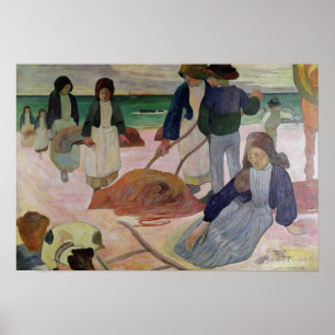 Paul Gauguin   Seaweed Gatherers, 1889 Poster
