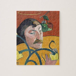 Paul Gauguin Self Portrait Art Painting Jigsaw Puzzle