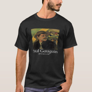 Paul Gauguin Self Portrait Hat Art Graphic Vintage T-Shirt