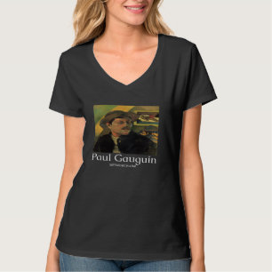 Paul Gauguin Self Portrait Hat Art Graphic Vintage T-Shirt