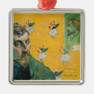 Paul Gauguin   Self Portrait, Les Miserables,1888  Metal Tree Decoration