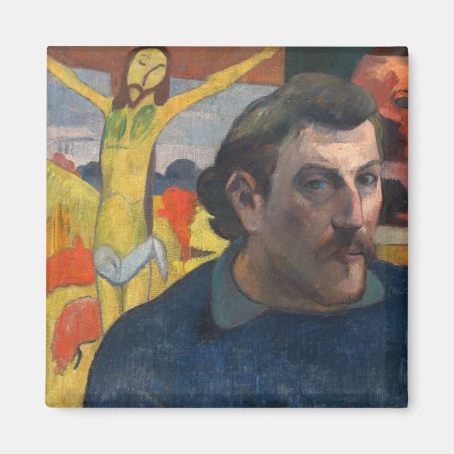 Paul Gauguin - Self-Portrait with Yellow Christ Magnet (Front)