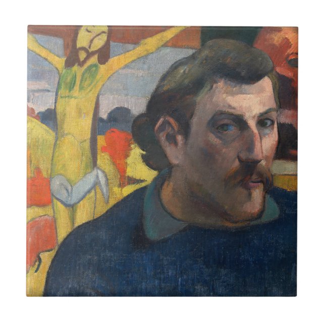 Paul Gauguin - Self-Portrait with Yellow Christ Tile (Front)