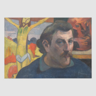 Paul Gauguin - Self-Portrait with Yellow Christ Tissue Paper