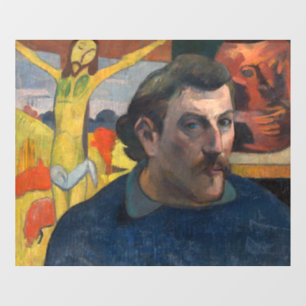 Paul Gauguin - Self-Portrait with Yellow Christ Window Cling