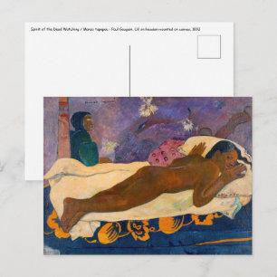 Paul Gauguin - Spirit of the Dead Watching Postcard
