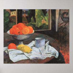 Paul Gauguin Still Life with Bowl of Fruit Poster
