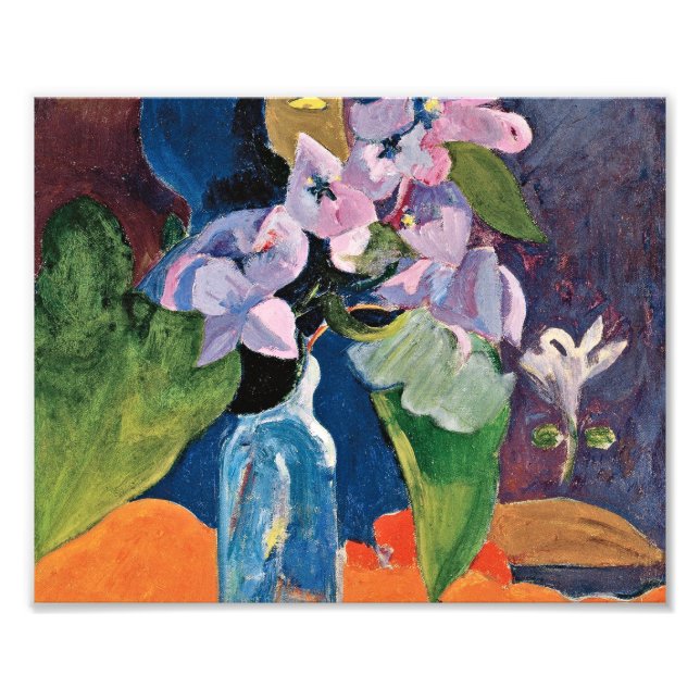 Paul Gauguin - Still Life With Flowers And Idol (C Photo Print (Front)
