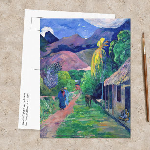 Paul Gauguin - Street in Tahiti Postcard