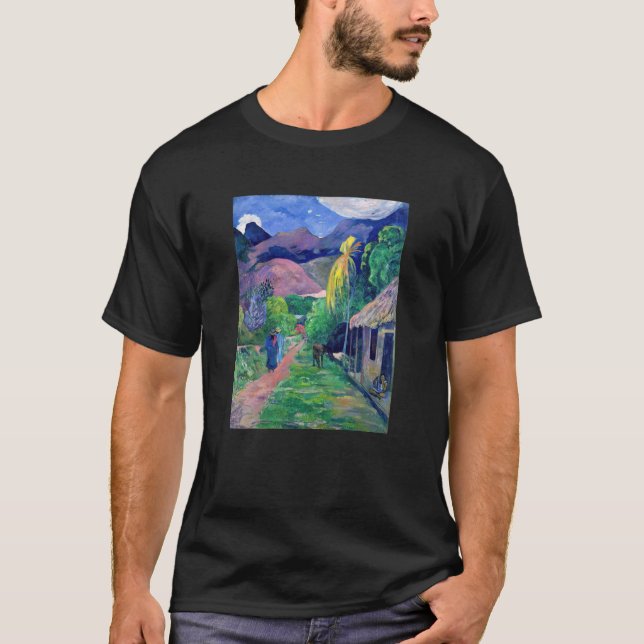 Paul Gauguin - Street in Tahiti T-Shirt (Front)