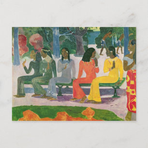 Paul Gauguin   Ta Matete Postcard