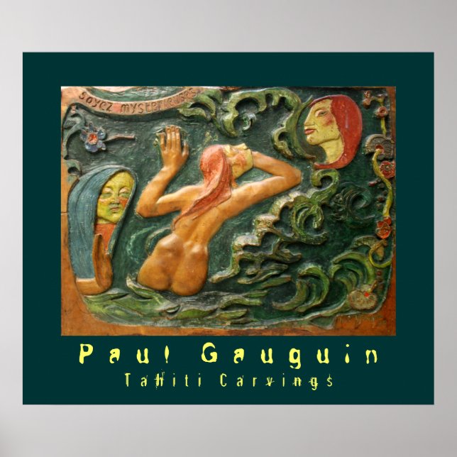 Paul Gauguin: Tahiti Carvings Poster (Front)