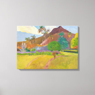 Paul Gauguin - Tahitian Landscape Canvas Print