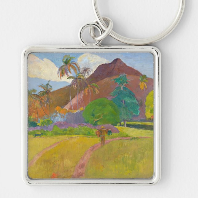 Paul Gauguin - Tahitian Landscape Key Ring (Front)