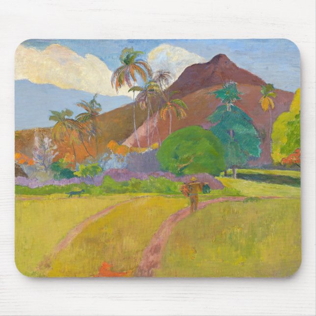 Paul Gauguin - Tahitian Landscape Mouse Mat (Front)