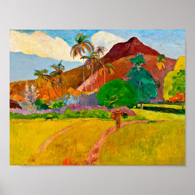 Paul Gauguin - Tahitian Landscape Poster (Front)