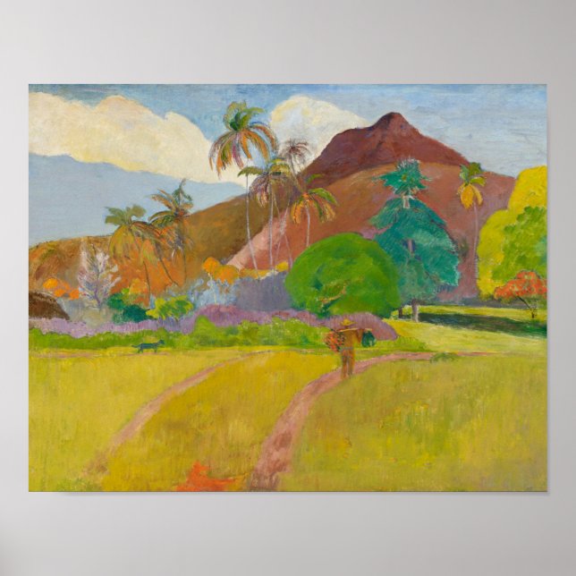 Paul Gauguin - Tahitian Landscape Poster (Front)