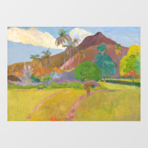 Paul Gauguin - Tahitian Landscape Window Cling