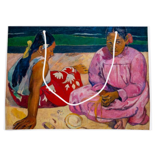 Paul Gauguin - Tahitian Women on the Beach Large Gift Bag (Front)