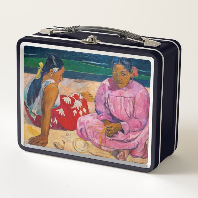 Paul Gauguin - Tahitian Women on the Beach Metal Lunch Box (Front)